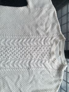 Off white Cable Knit Pullover
