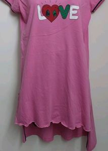 Brand New Pretty Pink High Low Style One Piece 🎀