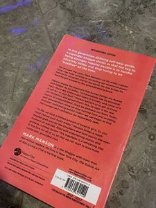 The Subtle Art of Not Giving a F*ck Book