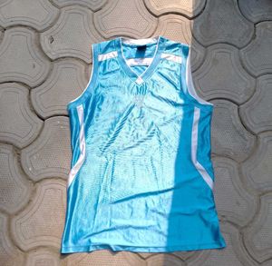 Light Blue Basketball Jersey