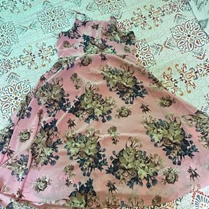 Beautiful Floral Print Maxi Dress