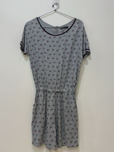 Cute Bird Print Romper