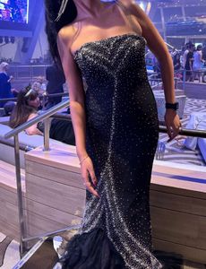 Black Embellished Gown