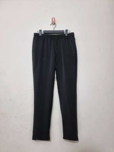 Classic Black Slim-Fit Trousers