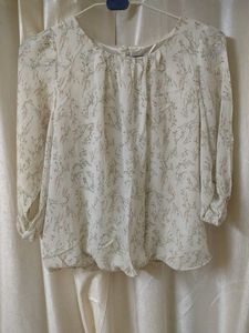 Sheer Floral Blouse