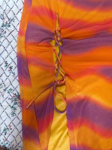 Tie-Dye Maxi Dress with Slit