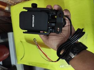 MOTOWOLF Bike Phone Holder With Charger.