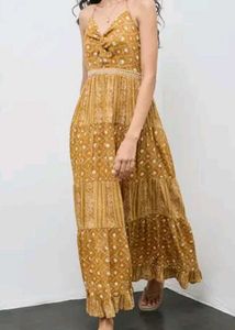 Westside Brand Boho Tiered Maxi Dress