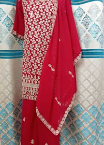 NEW Heavy Hot Pink Palazzo Set 40"
