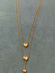 Chic Layered Heart Necklace