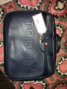 Tommy Hilfiger Black Leather Crossbody Bag