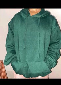 Cozy Green Oversized Hoodie