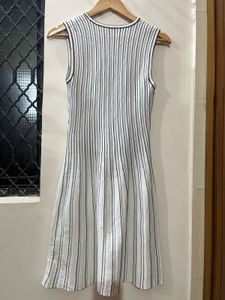 Striped Flow Midi Dress