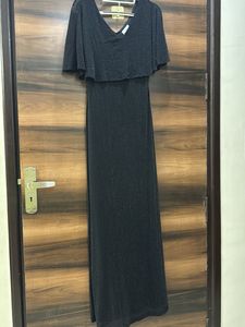 Sparkly Black Maxi Dress