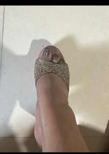 Sparkly Wedge Heels