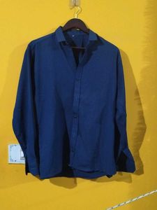 Men's Blue Casual Shirt