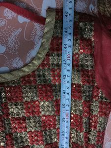 Stunning Red &amp;🎁🆕 Gold Ethnic Gown