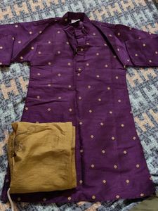 Purple Kurta Set