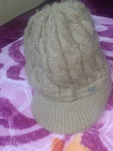 Knitted Visor Beanie