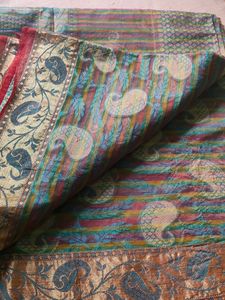 Multi Color Saree With Blouse