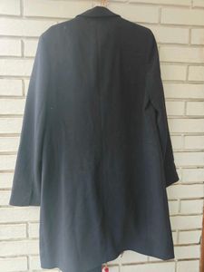 Chic Blue Blazer Coat