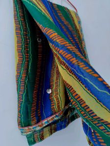 Vibrant Striped lehriya Saree
