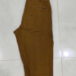 John Players Men's Brown Corduroy Pants
