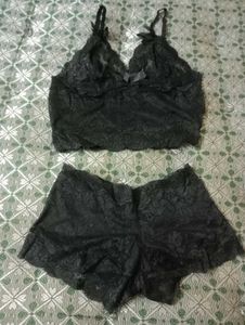 Black Lace Lingerie Set
