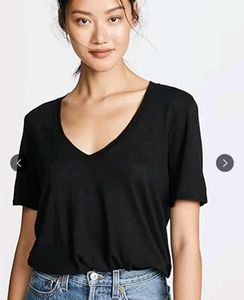 H&M Black V-Neck Crop top