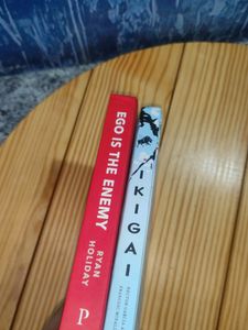Hardcover Books Set Of 2 International Bestselling Self-Help Personal Growth Books Ikigai