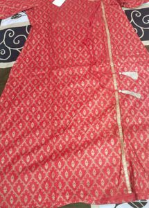 Elegant Red Printed Kurta