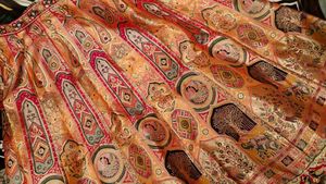 Banarasi style heavy printed lehnga set