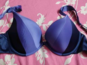 Stylish Striped Padded Bra