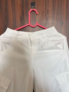 White Cargo Pants
