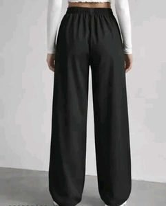 Black Los Angeles Wide Leg Sweatpants