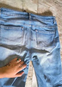 Light Wash Flare Jeans