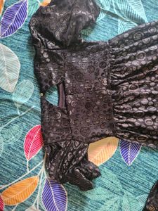 Sparkling Black Party frock on ramzan offer