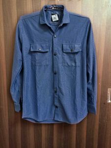 Blue Patterned Shirt