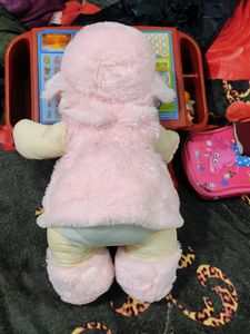 Adorable Pink Plush Doll