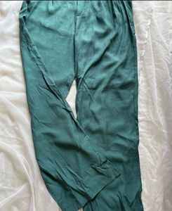 Zara Teal Wide Leg Pants