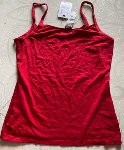 New Tezenis Red sheer Lace Camisole – Size M-L