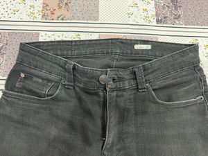 SPYKAR Men's BLACK Dark Wash Jeans
