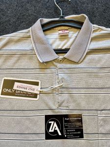 Men's Striped Polo Shirt
