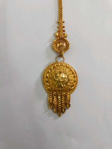 Gold plated silver Maang Tikka