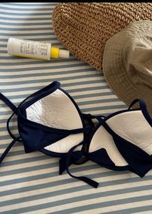 Navy Blue Bikini Set