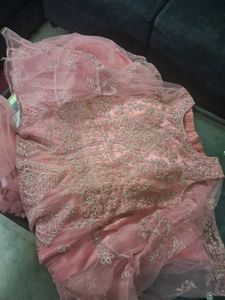 Elegant Pink Embellished Kurta Set with Dupatta