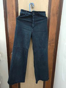 ZARA Wide Leg Denim Jeans