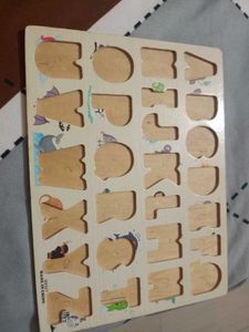 Wooden Alphabet Puzzle Toy