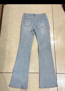 Light Wash Flare low waist Jeans