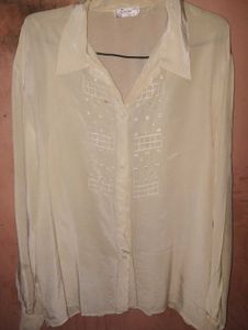 Elegant Cream Blouse